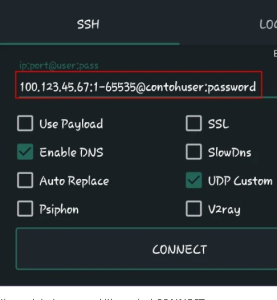 Cara memasukan Akun SSH UDP di Aplikasi Http Custom unduh dan install  aplikasi HTTP Custom terbaru